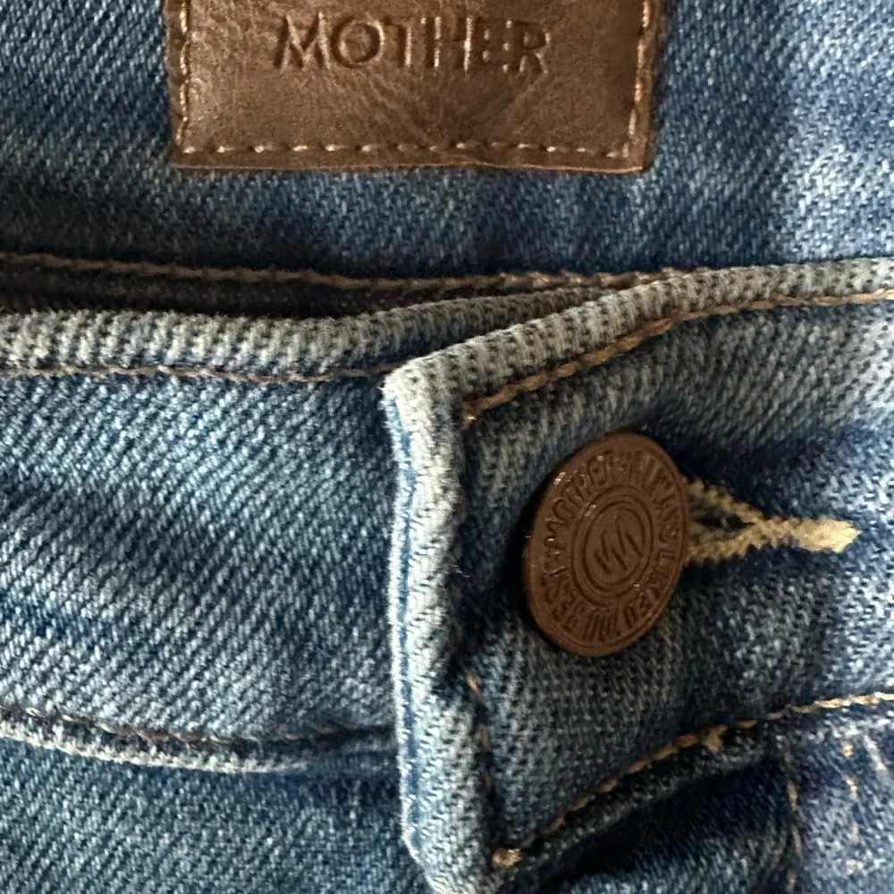 MOTHER The Rambler Zip Flood Read Between the Lines Size 29